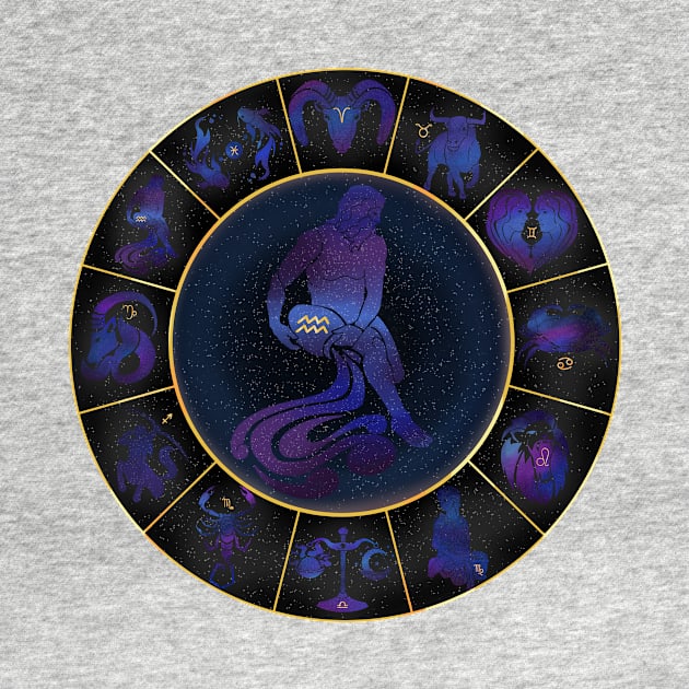 Aquarius: The waterbearer by AmicableApparel